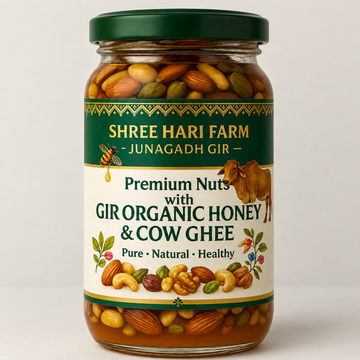 Premium Dryfruit Honey with Gir Organic Honey | Shree Hari Farm Junagadh Gir