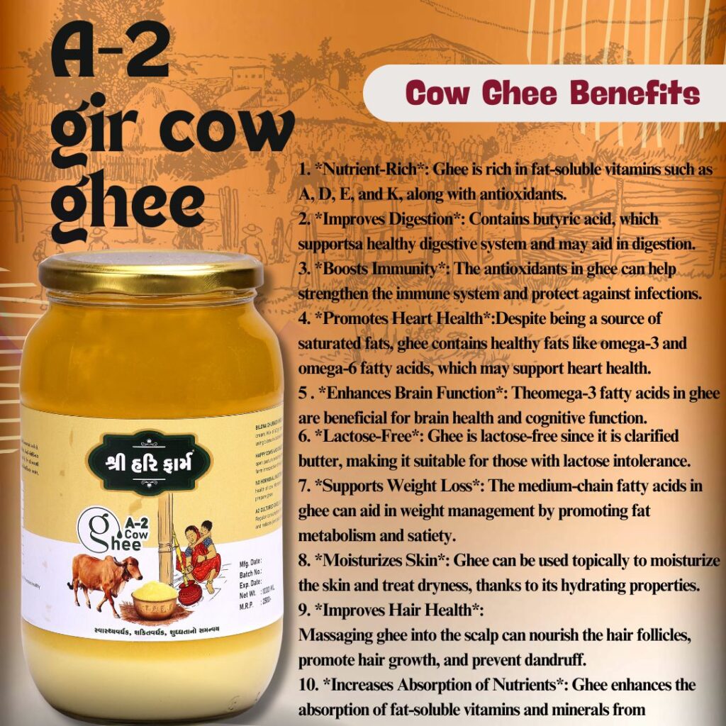 A-2 GIR COW GHEE NENFITS